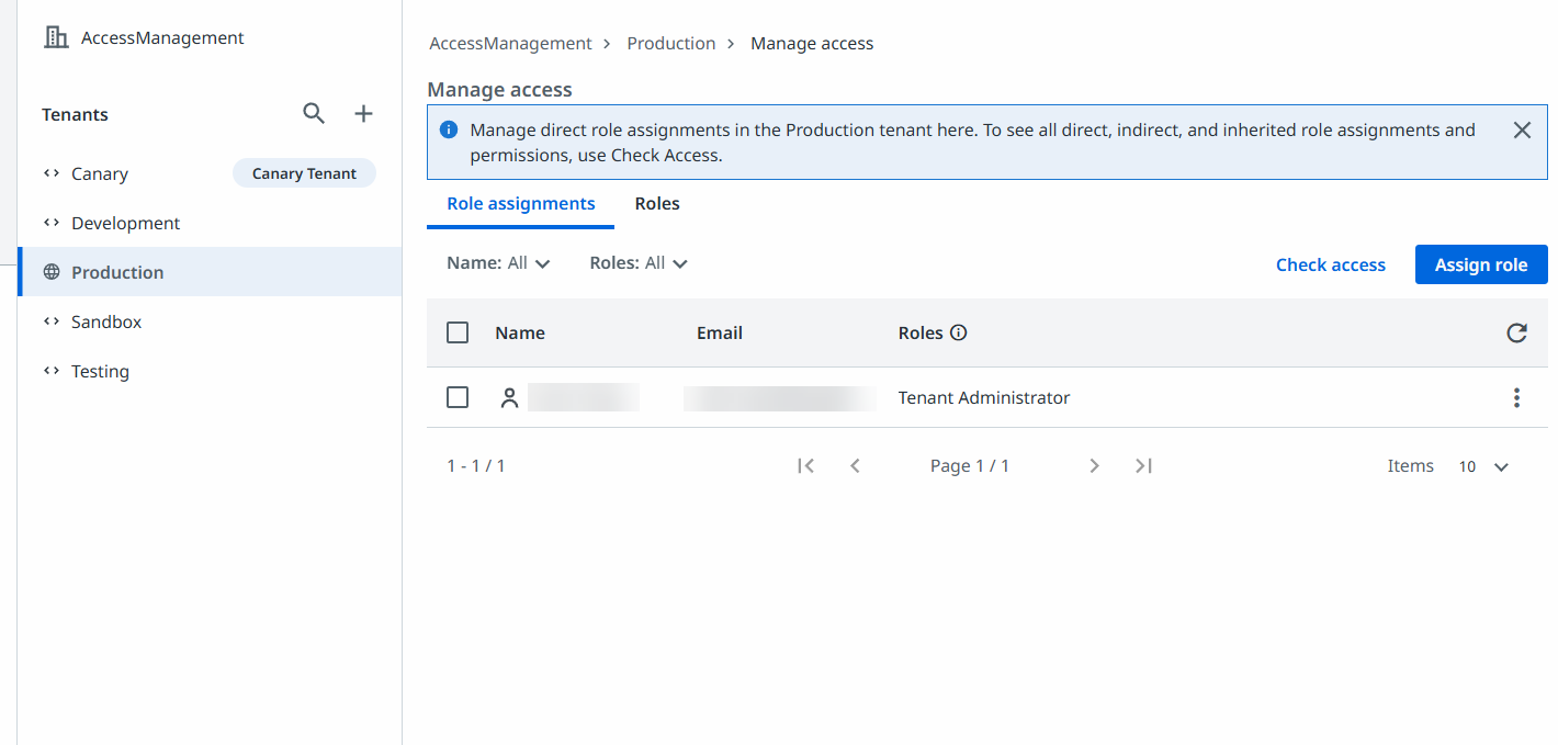 Imagen 'administrar acceso al ámbito del tenant'