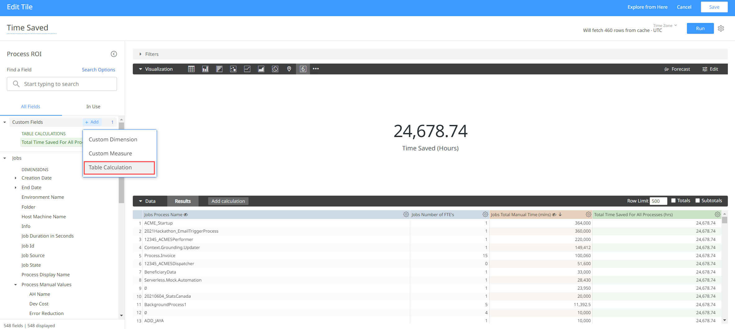 Insights - ROI 自定义和计算